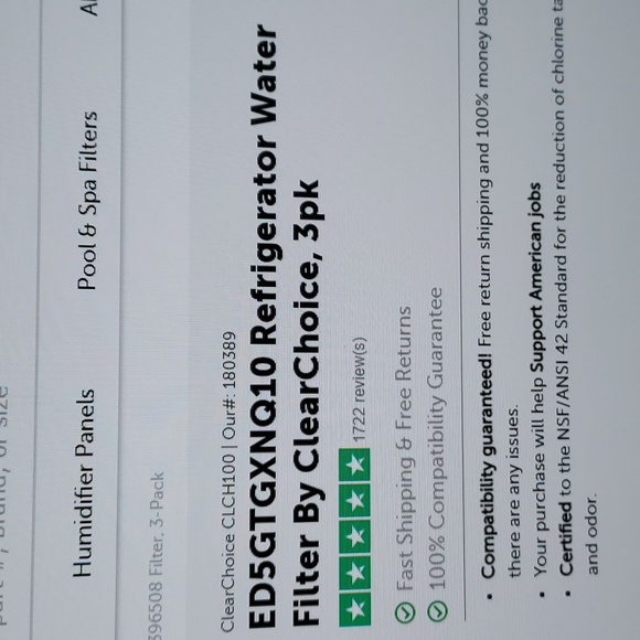 Water  filter - Picture 2 of 2